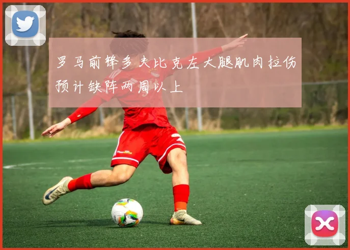 罗马前锋多夫比克左大腿肌肉拉伤预计缺阵两周以上