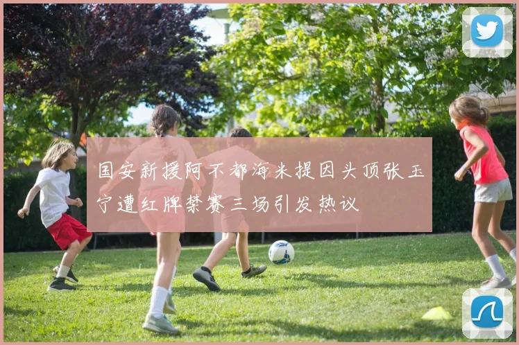国安新援阿不都海米提因头顶张玉宁遭红牌禁赛三场引发热议